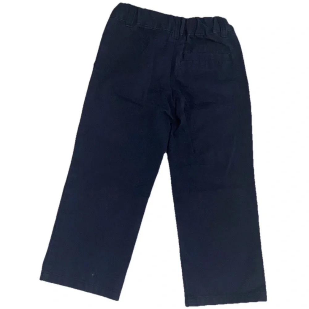 French Toast & Gymboree Kids Size 4T Blue & Khaki Uniform Pants Bundle